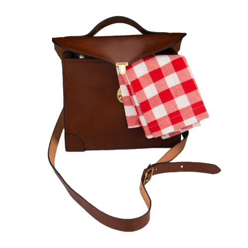 Leather Lunchbox with Strap