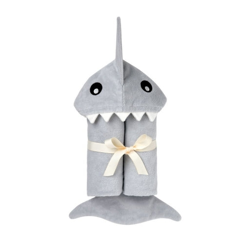 Shark Hooded Baby Bath Wrap