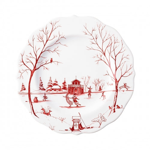 Country Estate Winter Frolic Dessert/Salad Plate