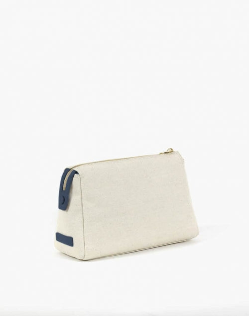 The Medium Canvas Pouch Pebble Navy