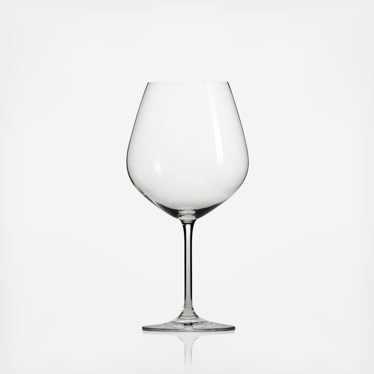 Forte Burgundy Wine Glasses, Set of Six