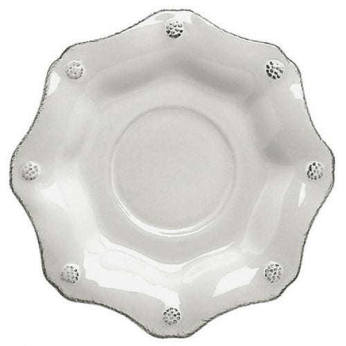 Berry & Thread Whitewash Scalloped Saucer