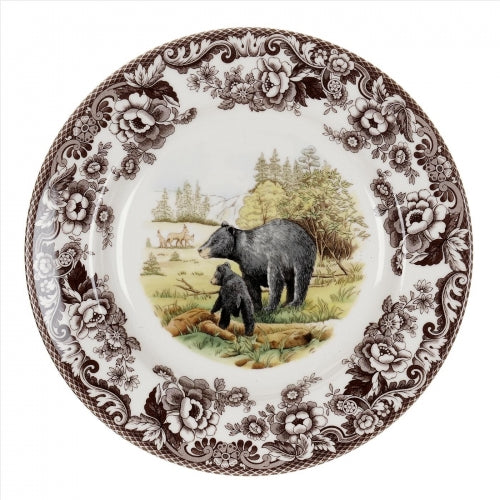 Woodland Black Bear Dinner Plate