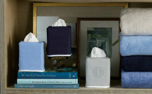 Chelsea Tissue Box Cover - Pool