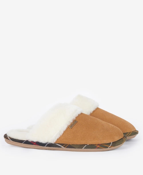 Barbour Ellery Mule Slippers - Camel 10