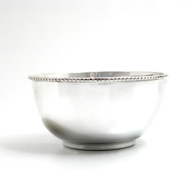 Silverplate Beaded Bowl