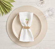 Icons Placemat, Ivory and Natural