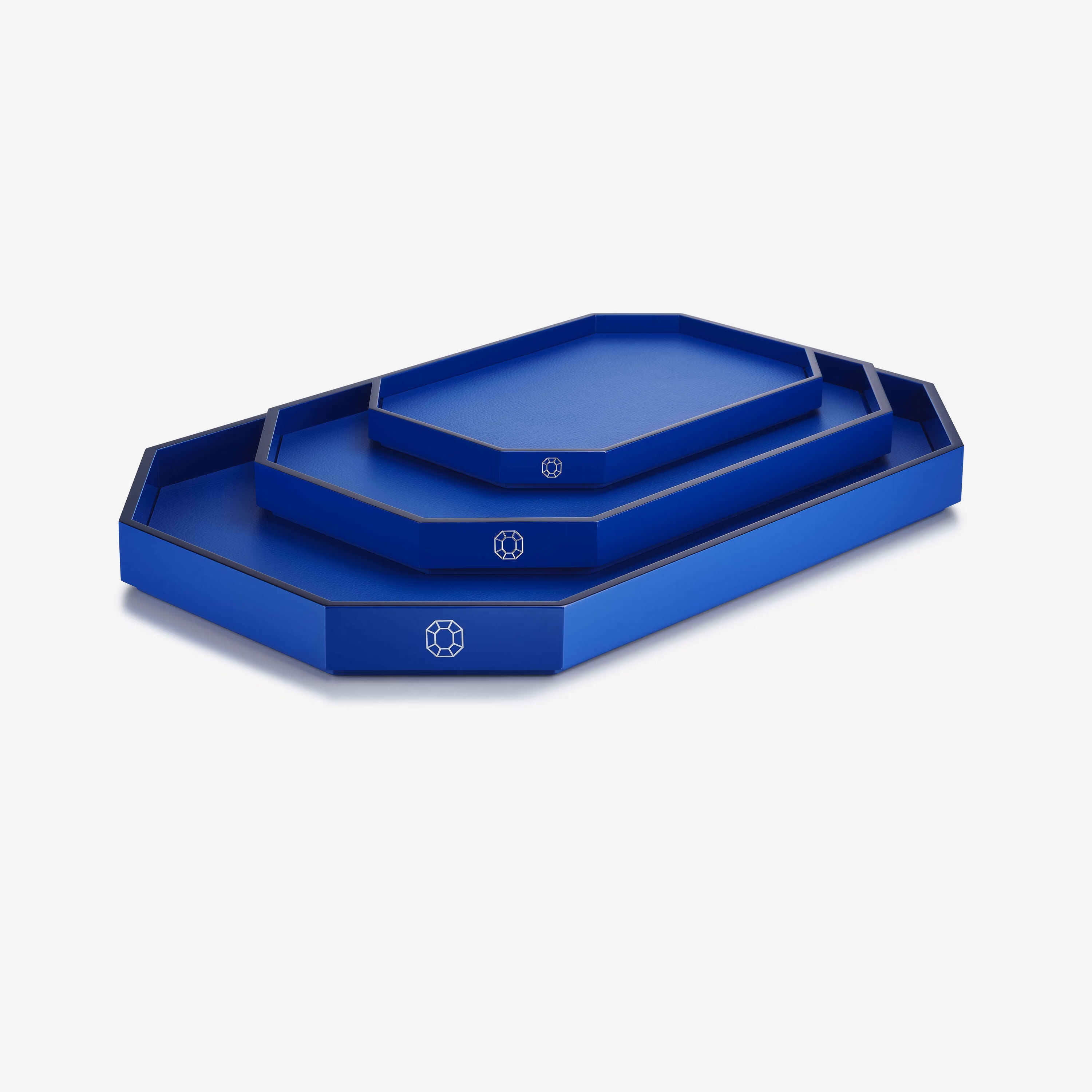 Octogone Tray - Blue