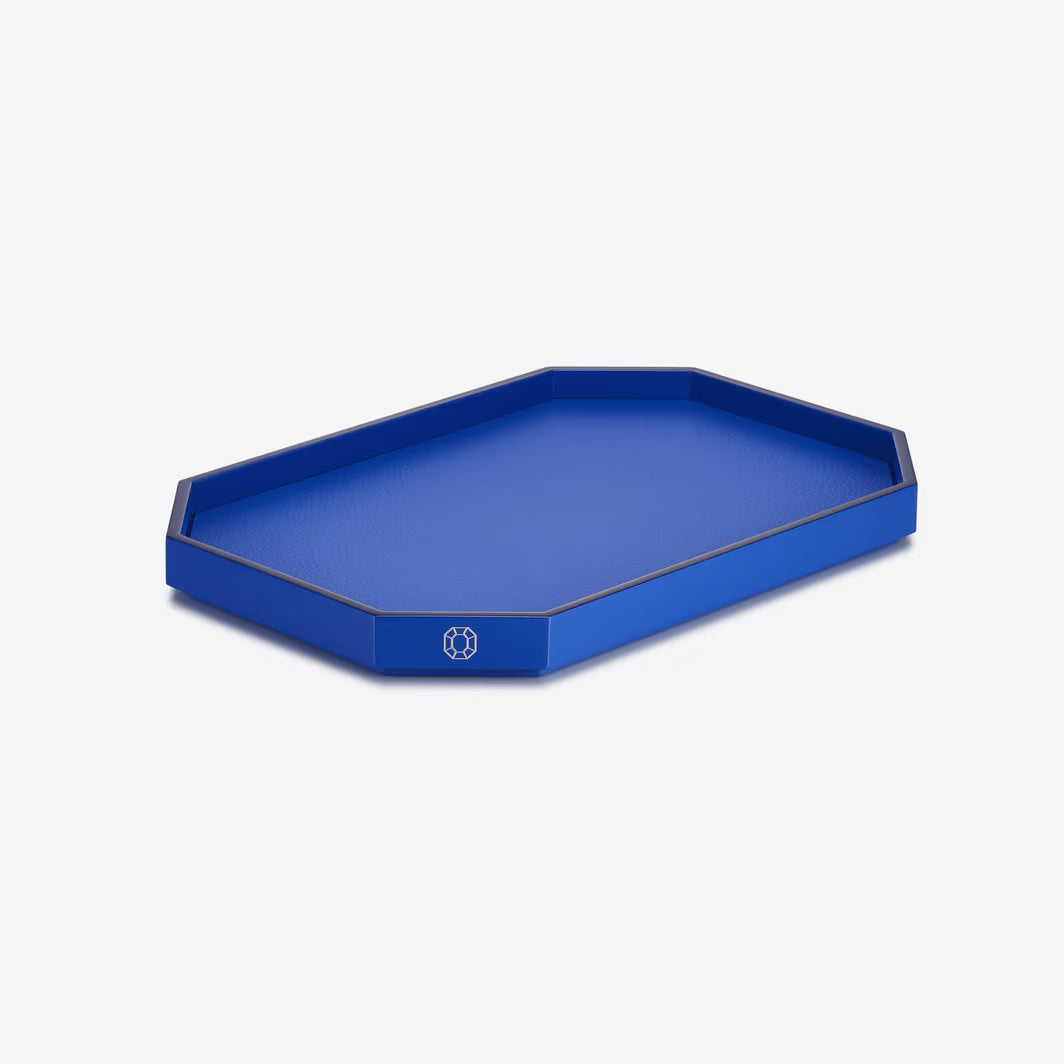 Octogone Tray - Blue