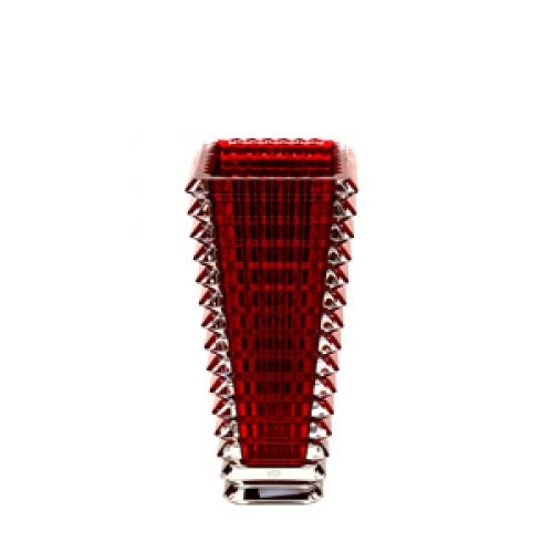 Red Rectangular Eye Vase