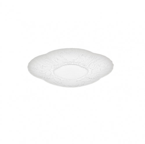 Swan Service Gourmet Plate, Flat - Bisque White