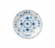 Blue Fluted Plain Dessert Plate