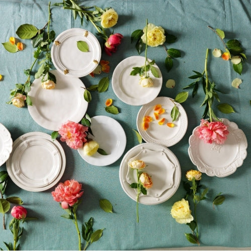 Le Panier Whitewash Dessert/Salad Plate