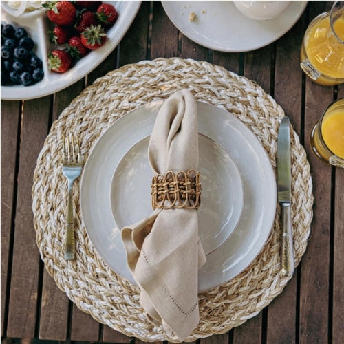 Provence Rattan Napkin Ring - Natural