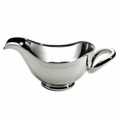 Vertigo Silver Plated Oval Gravy Boat