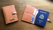 Custom Leather Passport Holder