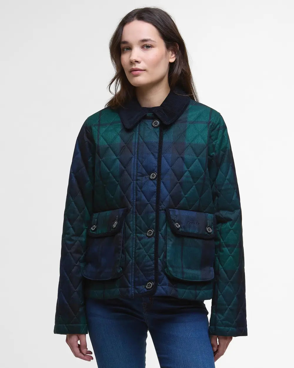 Louden Tartan Quilted Jacket - Blackwatch