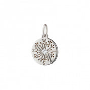 "Wish" Dandelion Sterling Silver Intaglio Charm