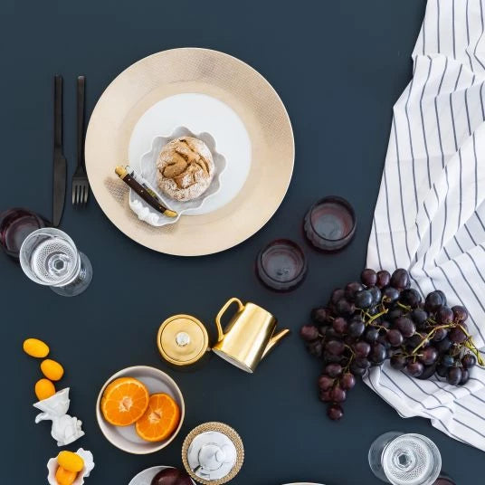 Cosmopolitan Mesh Gold Dinner Plate - Small