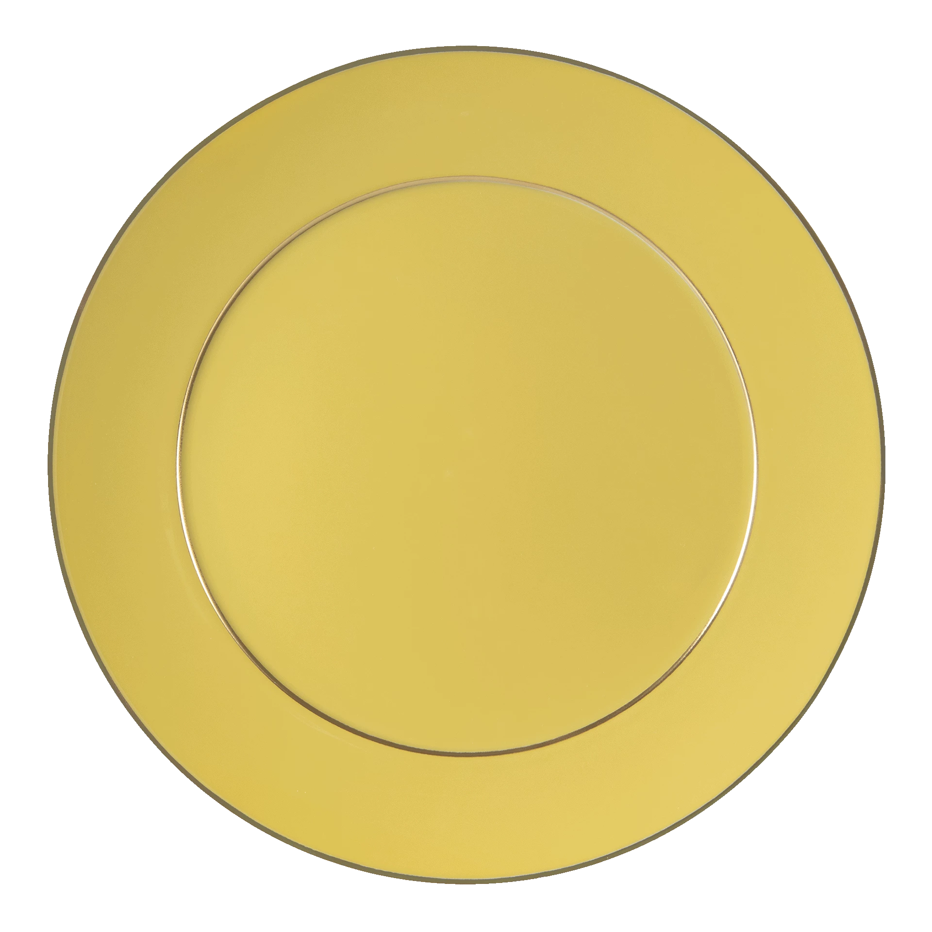 The Original Dinner Plate - Plain Yellow