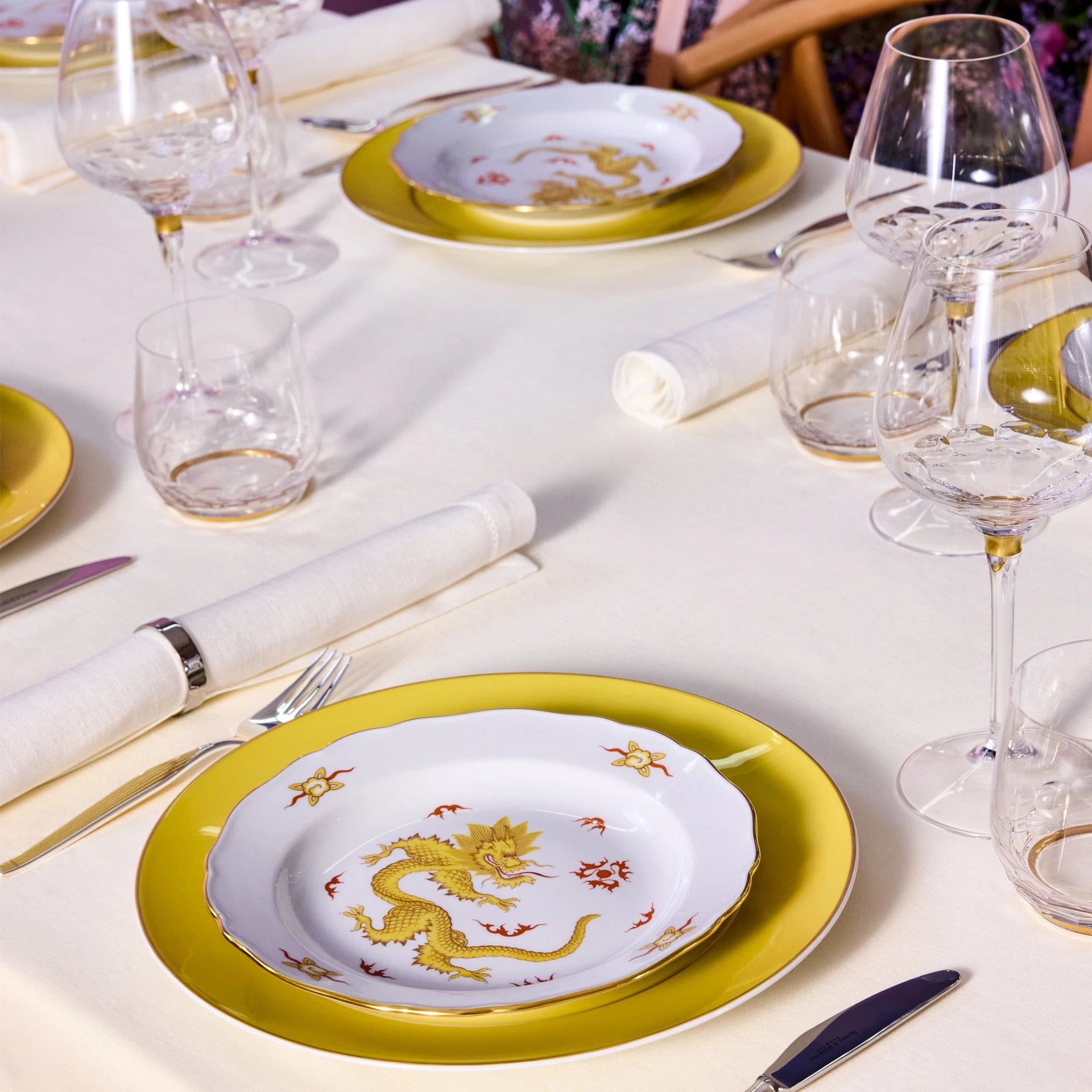 The Original Dinner Plate - Plain Yellow