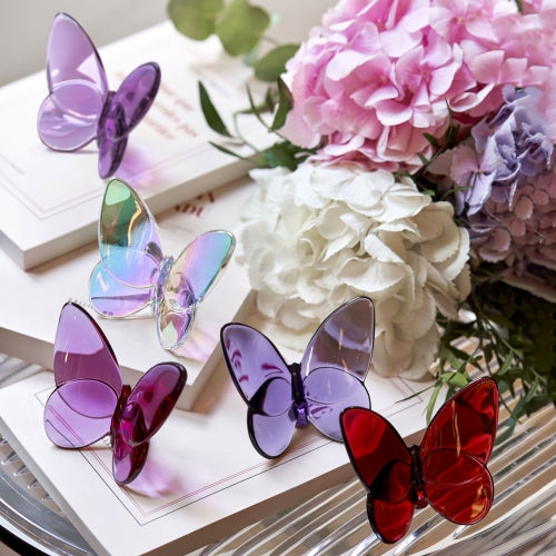 Papillon Iridescent Clear Lucky Butterfly