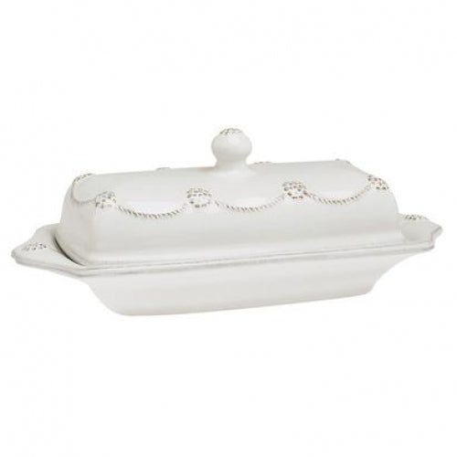 Berry & Thread Whitewash Covered Butter Dish