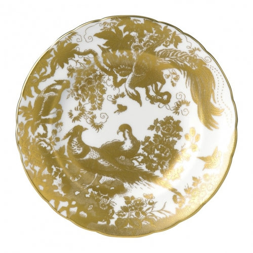 Gold Aves Salad Plate