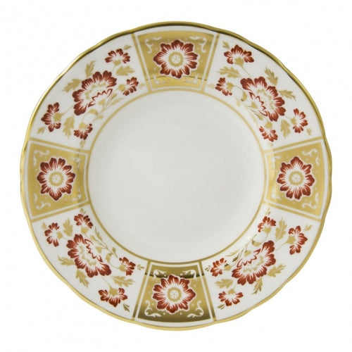 Derby Panel Red Bread and Butter Plate