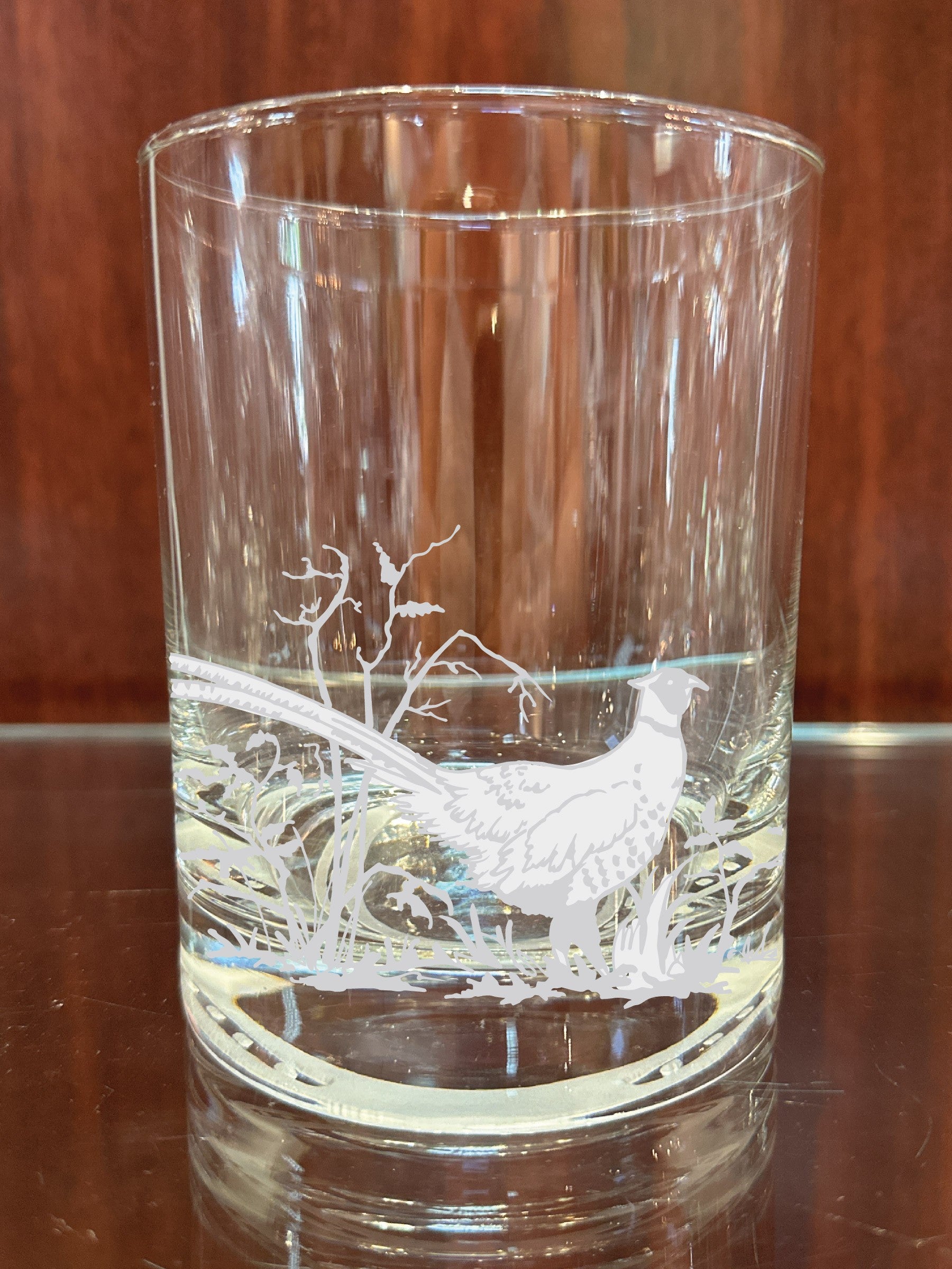 LVH Pheasant Double Old Fashioned, Set of Four