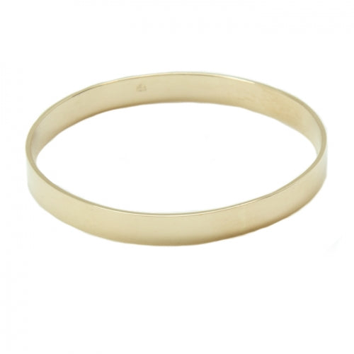 Large Gold Bangle Bracelet