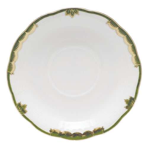 Princess Victoria Dark Green Tea Saucer