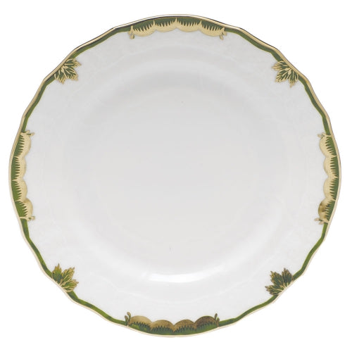 Princess Victoria Dark Green Bread and Butter Plate