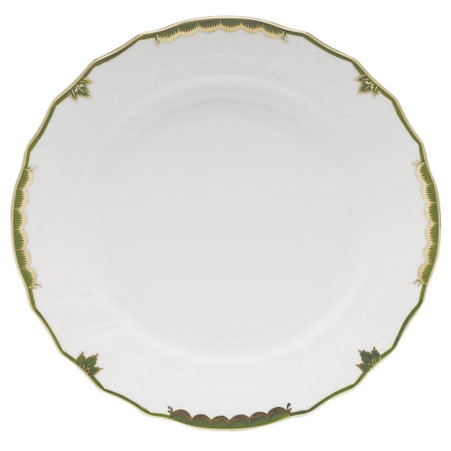 Princess Victoria Dark Green Dinner Plate