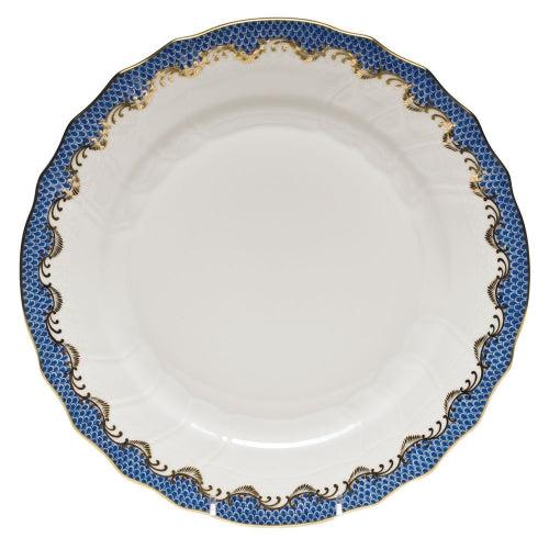 Fish Scale Blue Service Plate