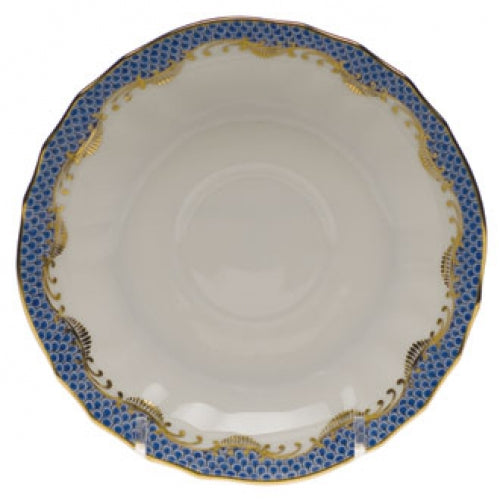 Fish Scale Blue Canton Saucer