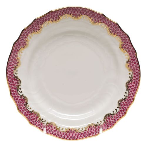 Fish Scale Pink Bread and Butter Plate