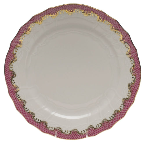 Fish Scale Pink Dessert Plate