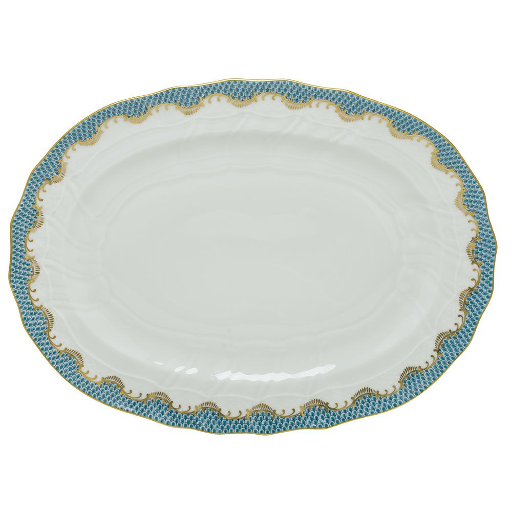 Fish Scale Platter - Turquoise