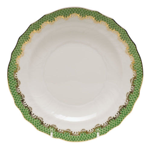 Fish Scale Jade Dessert Plate