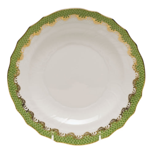 Fish Scale Evergreen Dessert Plate