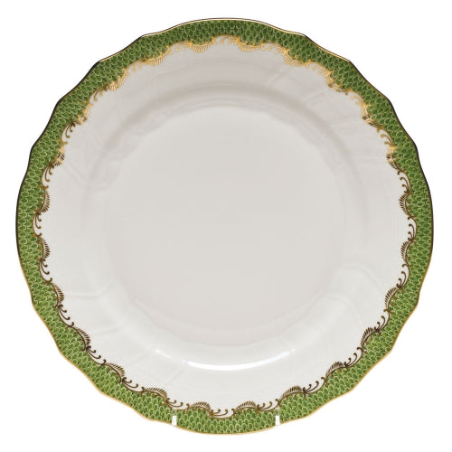 Fish Scale Evergreen Dinner Plate