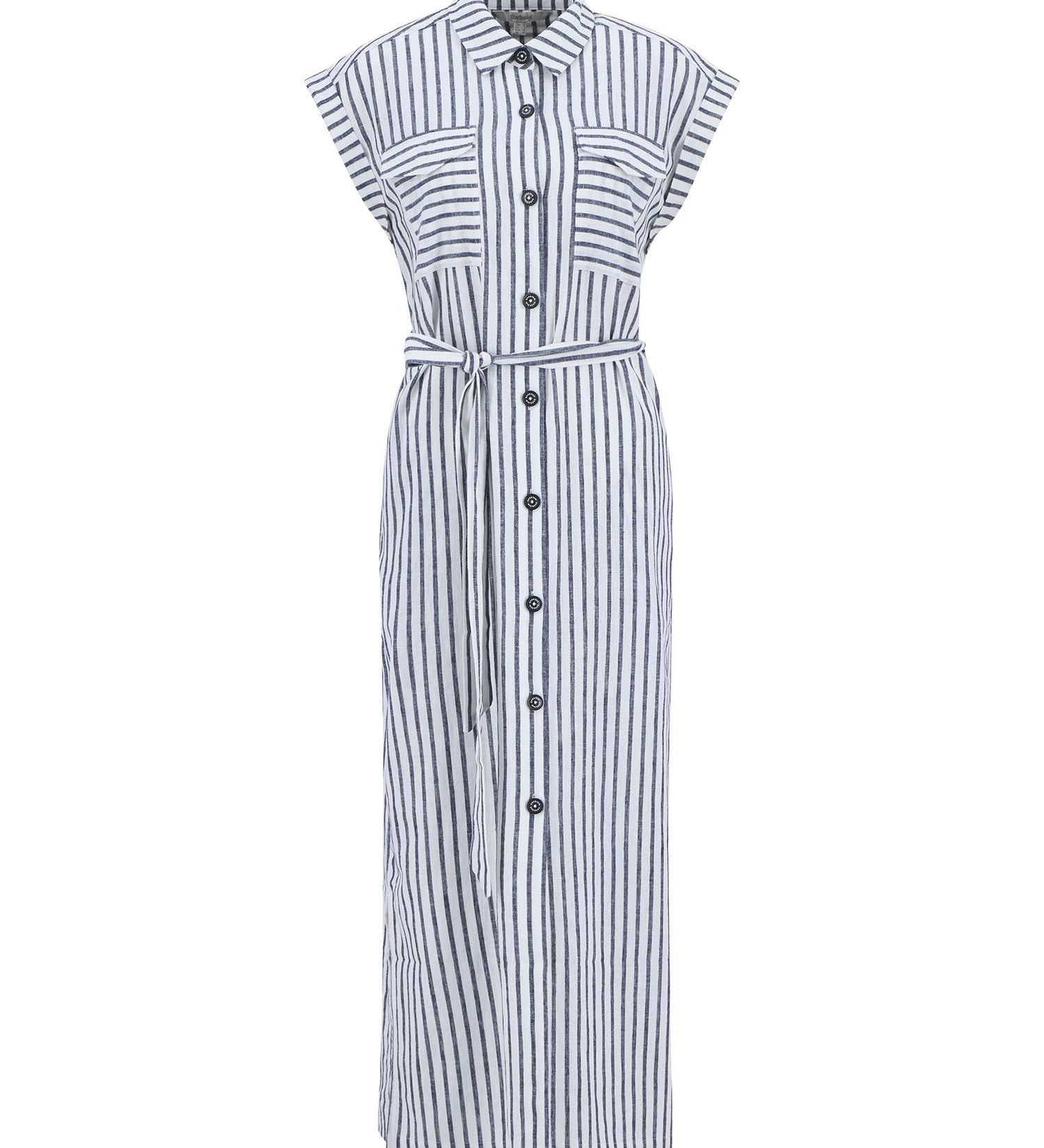 Abby Striped Midi Dress