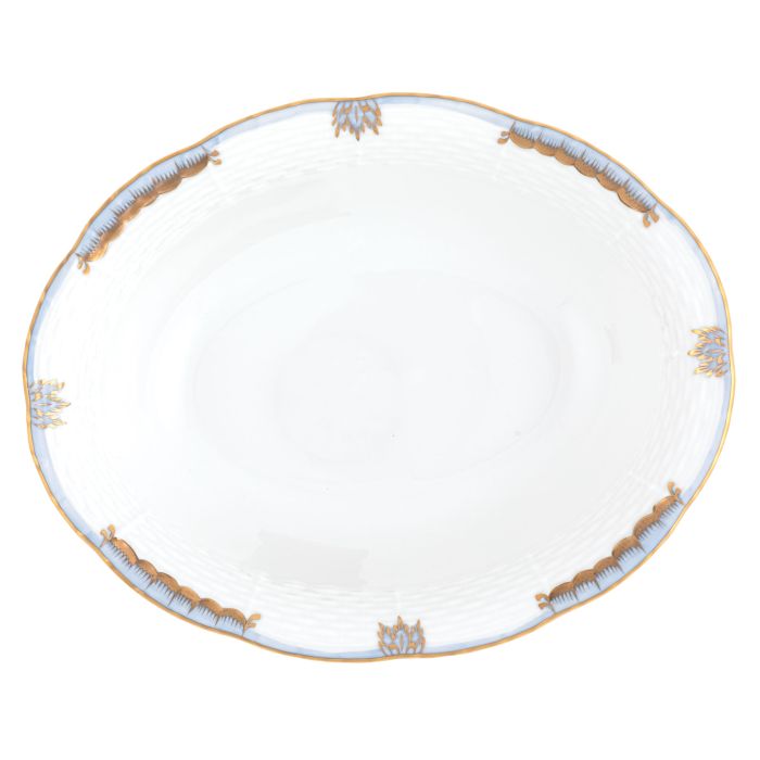 Princess Victoria Light Blue Oval Vegetable Dish