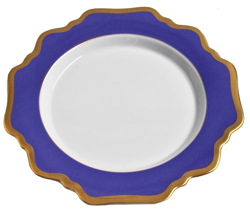 Anna's Palette Indigo Blue Dessert Plate