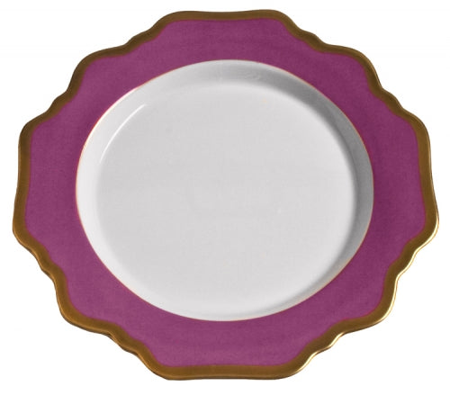 Anna's Palette Purple Orchid Dessert Plate