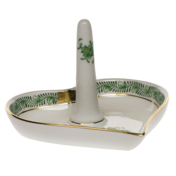 Chinese Bouquet Green Ring Holder