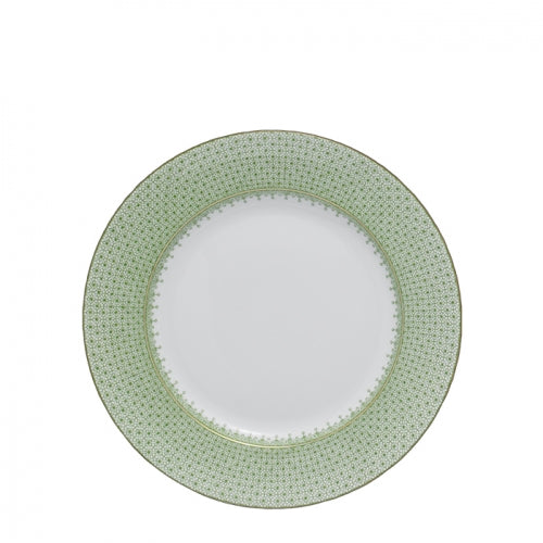 Apple Green Lace Dessert Plate