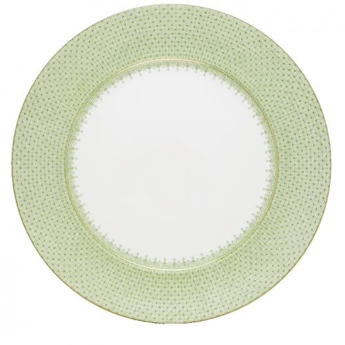 Apple Green Lace Service Plate