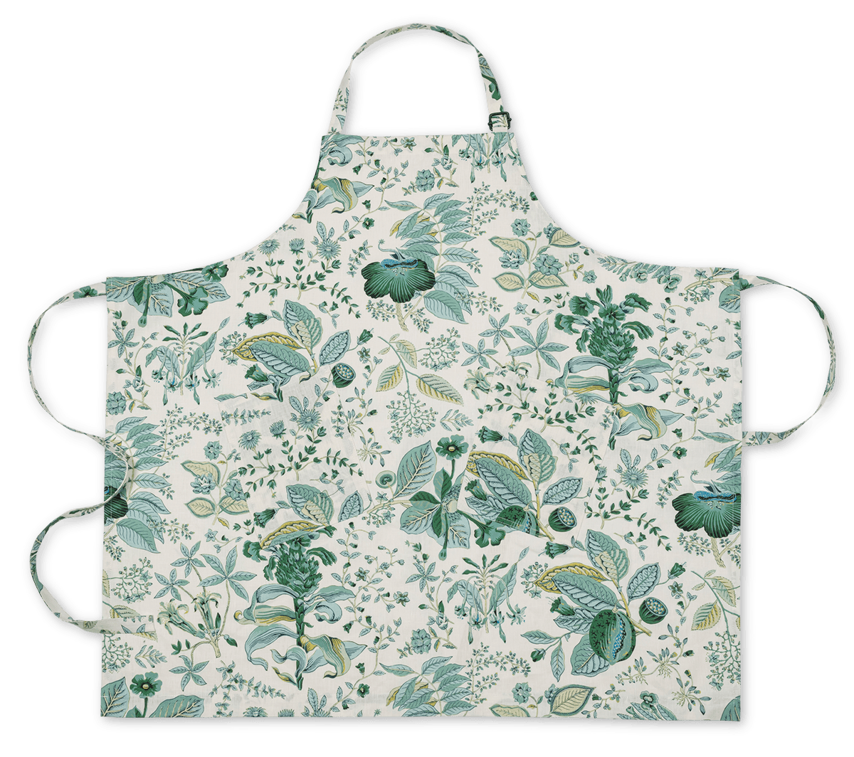 Linen Apron - Pomegranate Emerald